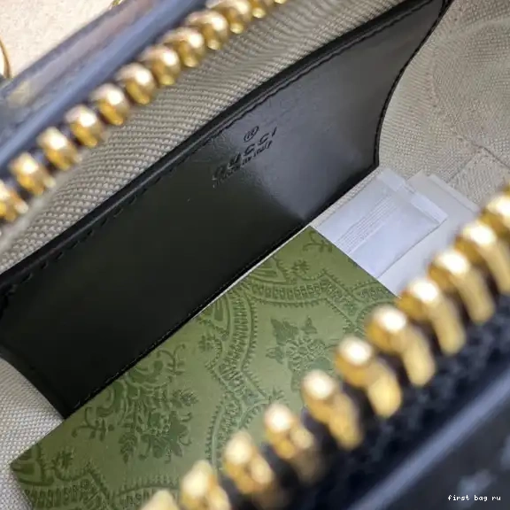 First bag ru bag GG handle top leather matelassé GUCCI 0628